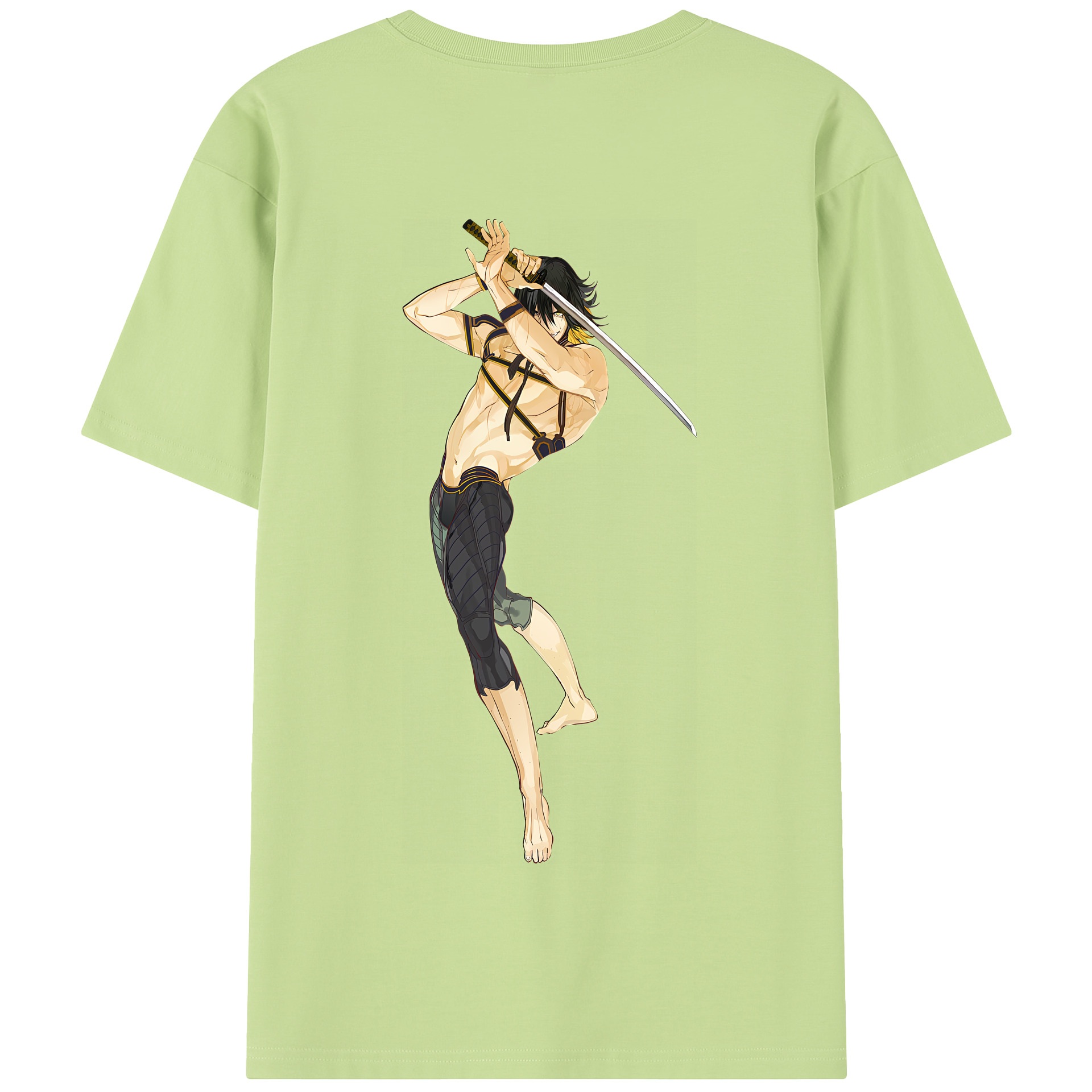 （画像用） 刀剣乱舞 Touken Ranbu 綿100％半袖Tシャツ（背面プリント）